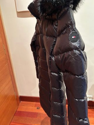 Abrigo Plumas Tommy Hilfiger Mujer XS Negro