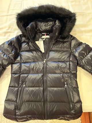 Abrigo Plumas Tommy Hilfiger Mujer XS Negro