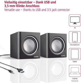 Hama Sonic Mobil 185 - Altoparlanti per PC