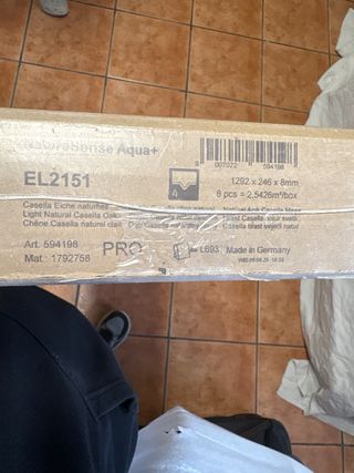 Suelo laminado imitación parquet