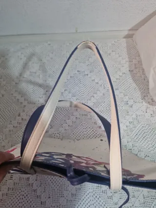 Bolso Grande Desigual Multicolor Blanco