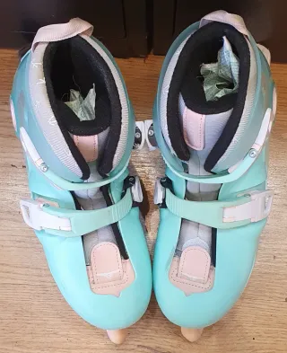 Patines en Linea Oxelo 34/36 + Funda + Protección