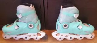 Patines en Linea Oxelo 34/36 + Funda + Protección