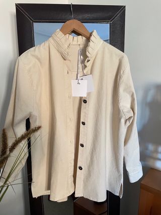 Camisa Beige AQUARELA