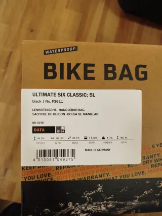 Bolsa ortlieb ultimate six clàssic 5l