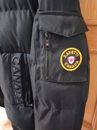 Anorak Zaveti Canadá Negro.Niño 14-15