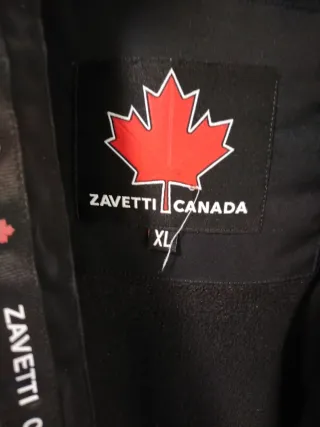 Anorak Zaveti Canadá Negro.Niño 14-15