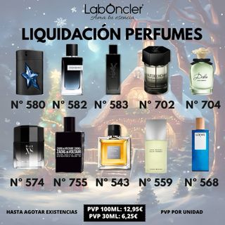 Liquidación de perfumes
