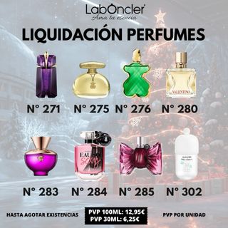 Liquidación de perfumes