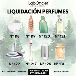Liquidación de perfumes