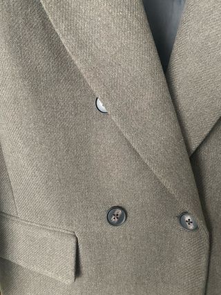 Abrigo oversize Pull&Bear verde oliva