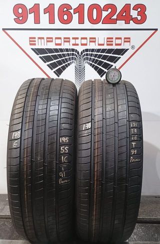 4UD 195 55 16 T MICHELIN RUEDA PREMIUM YA MONTADA