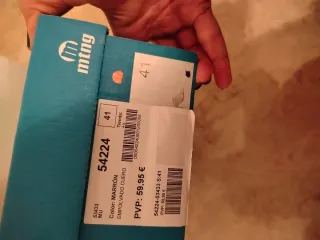 Zuecos Mustang Piel Beige Sin Estrenar