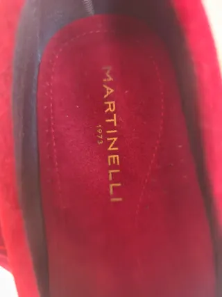 Zapatos Martinelli Rojo Ante