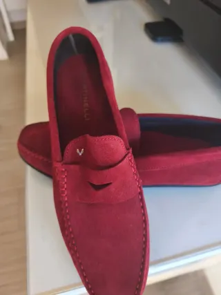 Zapatos Martinelli Rojo Ante