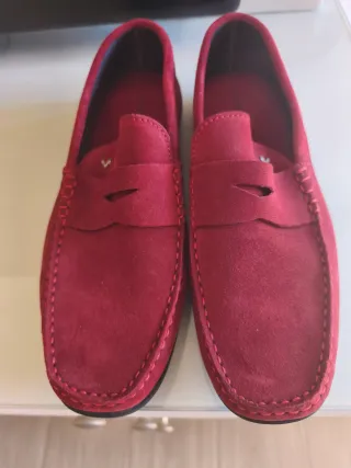 Zapatos Martinelli Rojo Ante