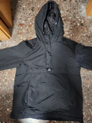 Pull&Bear Sudadera con Capucha Negra Talla M