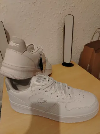 Zapatillas Lacoste Blancas Talla 43 Nuevas