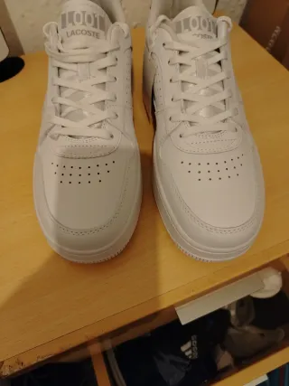 Zapatillas Lacoste Blancas Talla 43 Nuevas