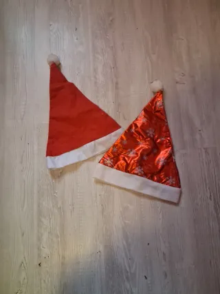 Set 2 cappelli natalizi rossi