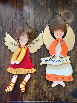 Decorazioni natalizie angeli