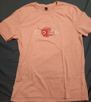 Camiseta rosa hombre manga corta
