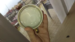 Servizio antico da caffè in porcellana