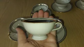 Servizio antico da caffè in porcellana