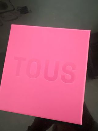 Pulsera Tous Perlas Grises y Oso Oro