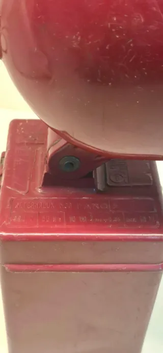 Lampada Ferroviaria portatile Vintage Bordeaux Mad