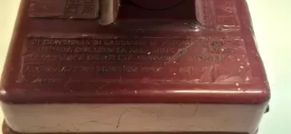 Lampada Ferroviaria portatile Vintage Bordeaux Mad