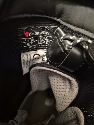 Botas Dainese Torque Negras/Plata