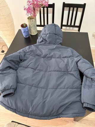 Anorak Oysho Impermeable Azul