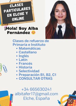 CLASES DE BACHILLERATO Y ESO