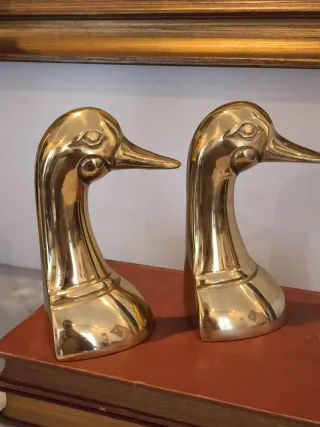 Fermolibri a forma di anatra