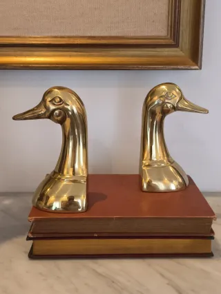 Fermolibri a forma di anatra