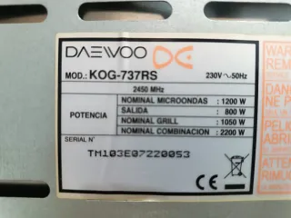 Microondas con grill