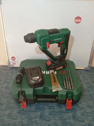 Martillo Taladro Percutor Parkside 20V completo