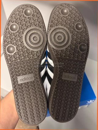 Adidas Samba Mujer Talla 36 Blancas/Negras