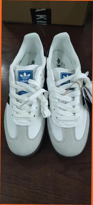 Adidas Samba Mujer Talla 36 Blancas/Negras