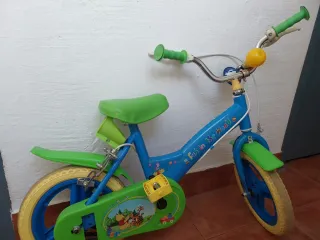 Bicicleta infantil azul Winnie the Pooh
