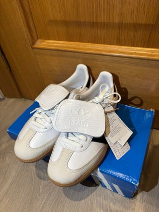 Zapatillas Adidas Samba LT Blancas y Negras