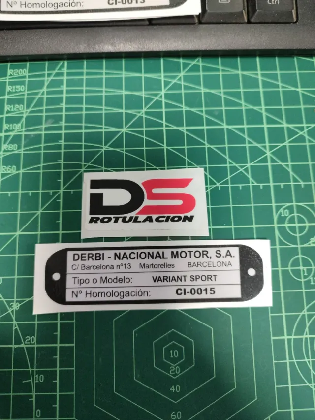 Derbi Variant Sport Nº Homologación CI-0015