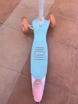 Patín infantil 3 ruedas colores