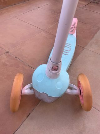 Patín infantil 3 ruedas colores