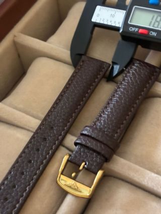 Correa de reloj Longines Marrón. 18mm