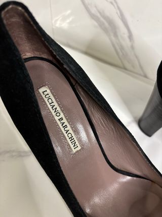 Décolleté Luciano Barachini Nere Tacco 10cm