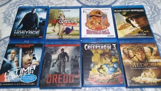 Lote 8 Películas Blu-ray: Acción, Terror, Western