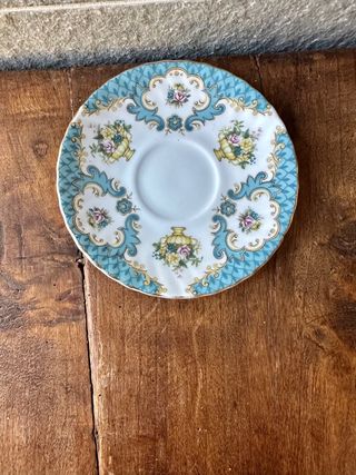 Taza de porcelana inglesa queens