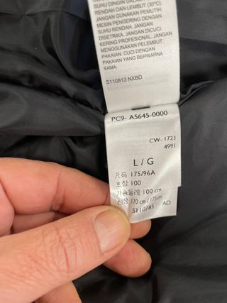 Chaleco Levi's Unisex Talla L Negro